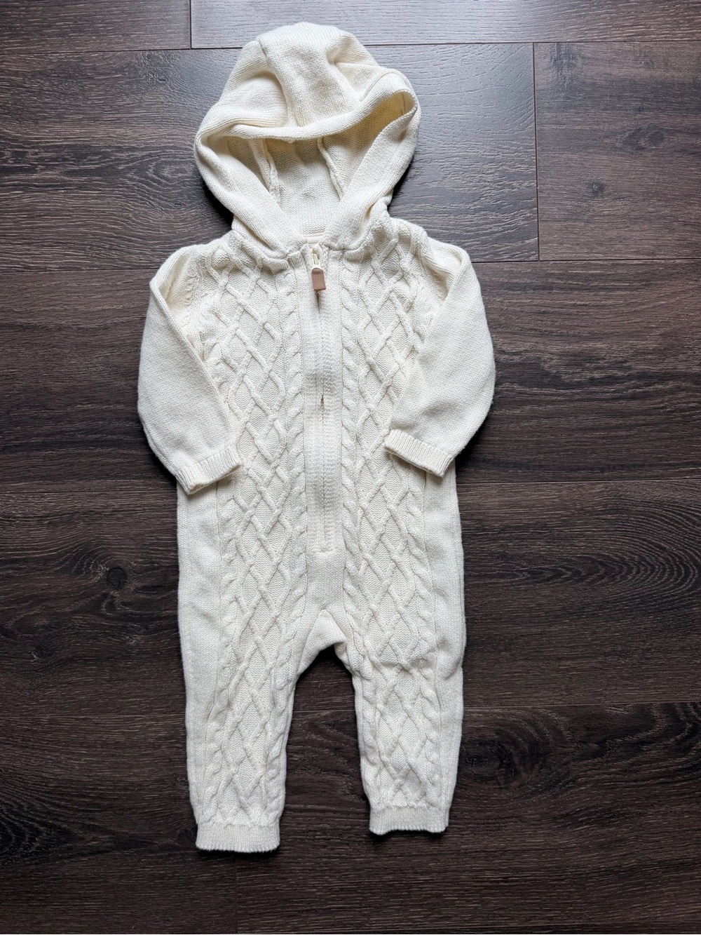 Carter’s Baby Long-Sleeve Cableknit Jumpsuit